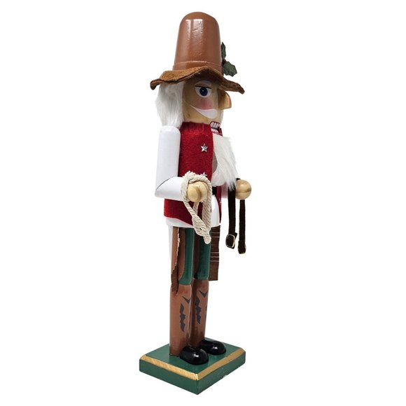14" Cowboy Nutcracker, Christmas Decor - Picture 2 of 5